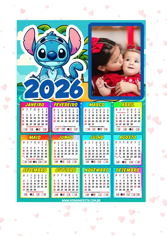 Calendário A3